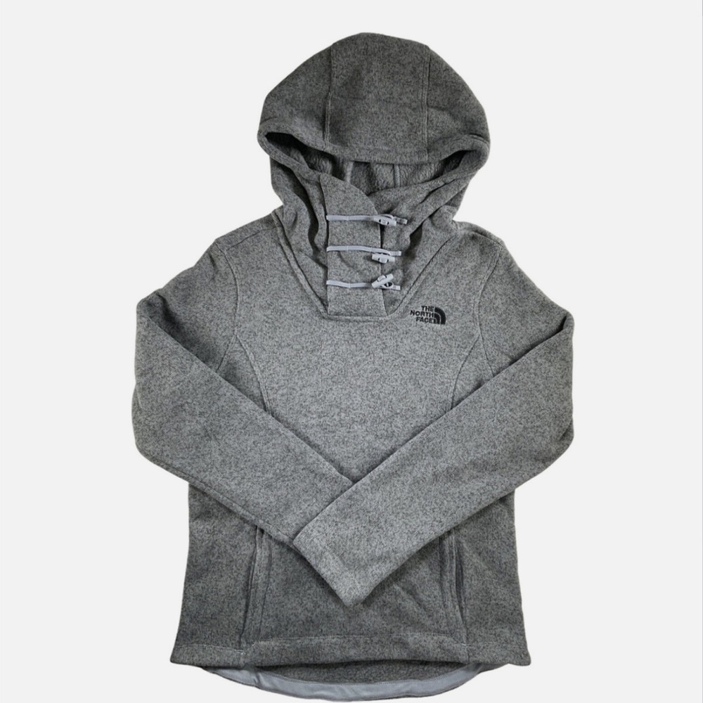 THE NORTH FACE CRESCENT HOODED PULLOVER WOMEN'S GRAY M